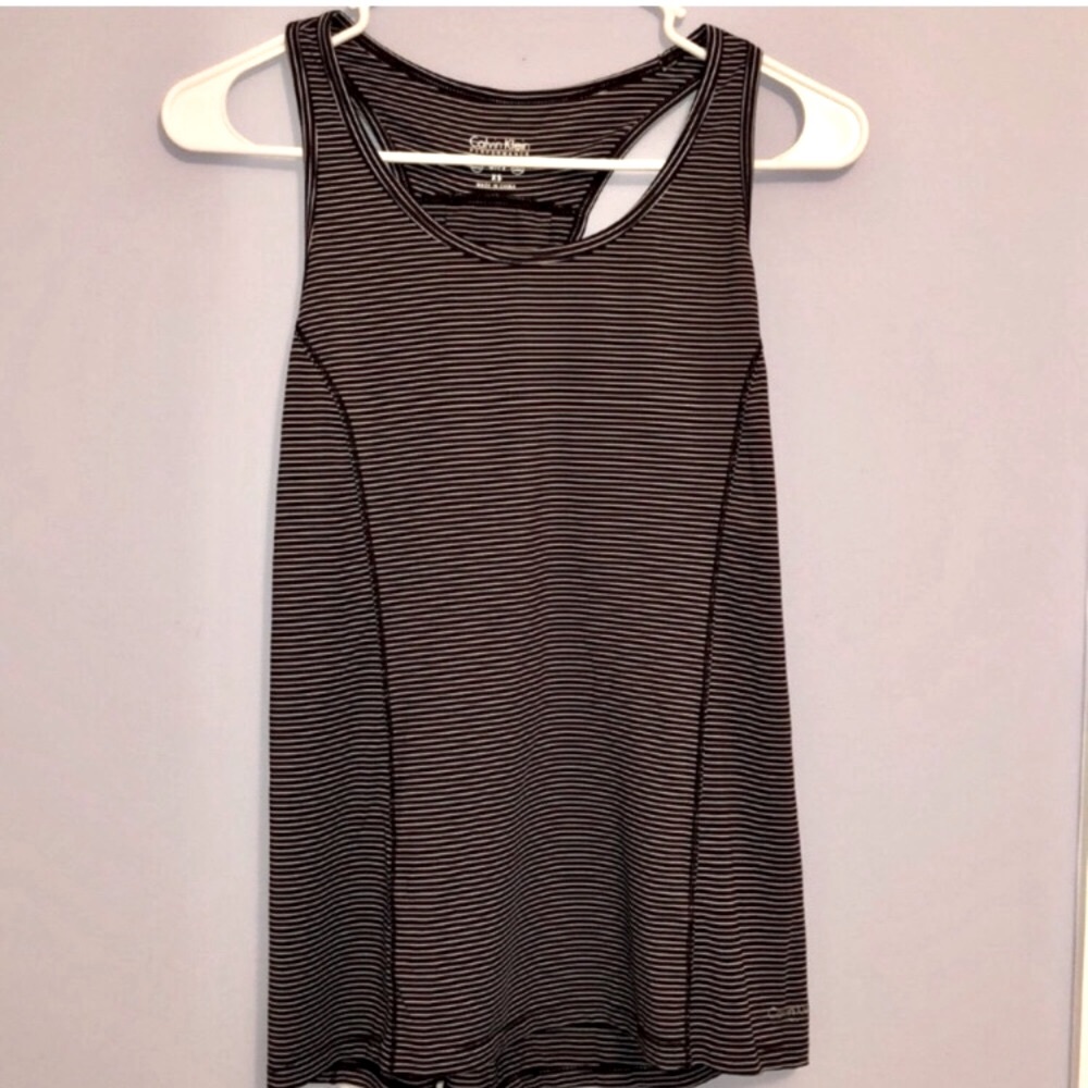 NWOT Calvin Klein Performance Striped Tank